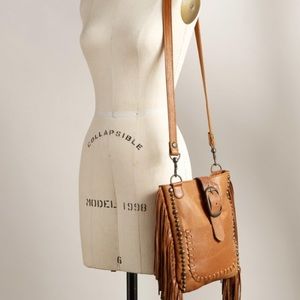 Sundance McFadin leather crossbody handbag